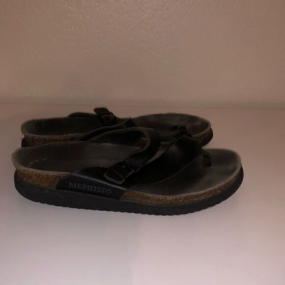 Black Mephisto sandals  - Picture 1 of 3